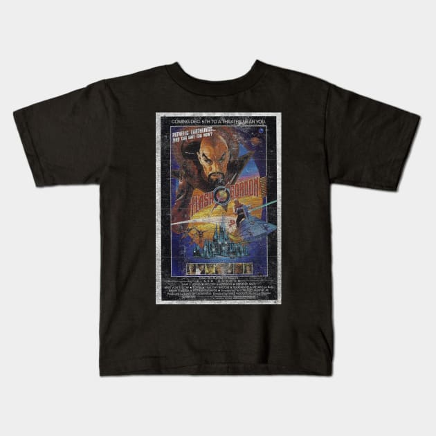 Flash Gordon Kids T-Shirt by The Brothers Co.